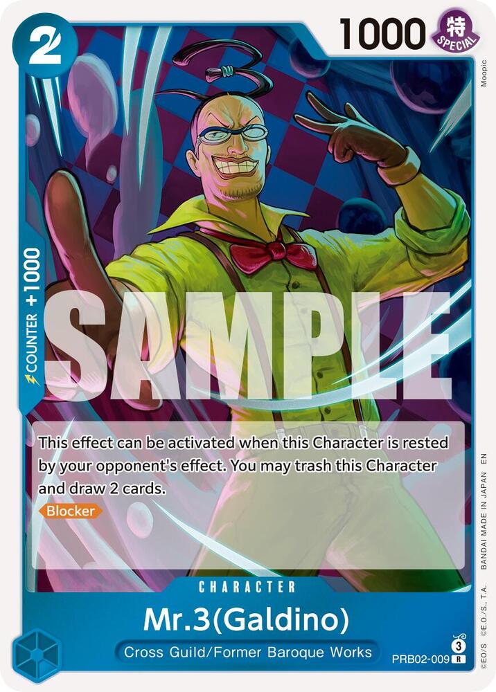 Mr.3(Galdino) - PRB02-009 R Premium Booster -The Best- Vol. 2 PRB02-009 NM