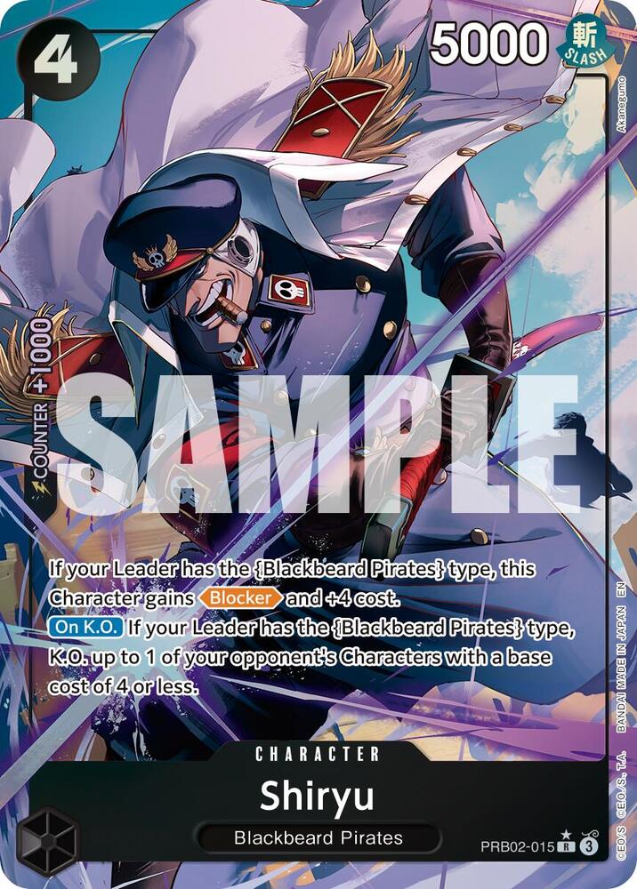 Shiryu (Alternate Art) R Premium Booster -The Best- Vol. 2 PRB02-015 NM
