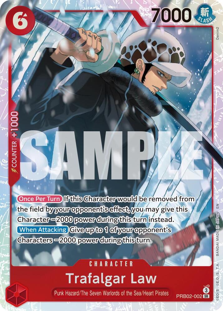 Trafalgar Law - PRB02-002 SR Premium Booster -The Best- Vol. 2 PRB02-002 NM