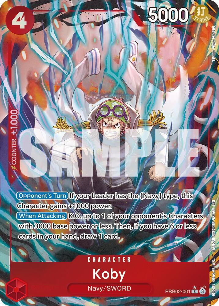 Koby (Alternate Art) R Premium Booster -The Best- Vol. 2 PRB02-001 NM