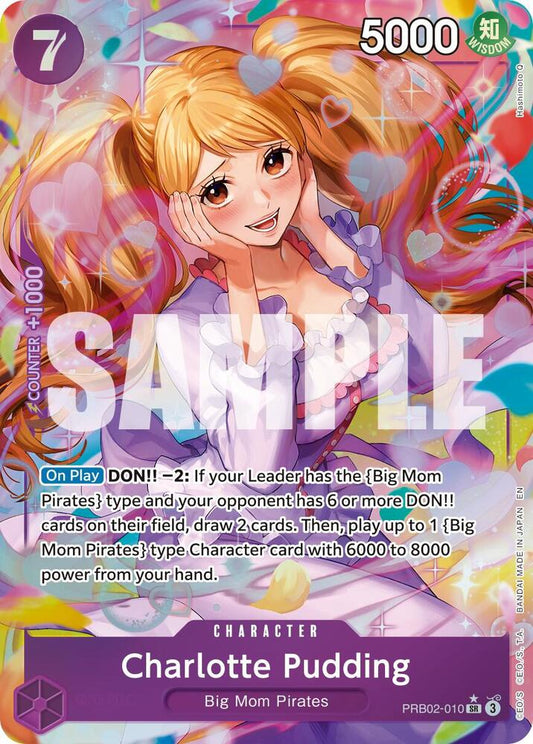 Charlotte Pudding - PRB02-010 (Alternate Art) SR Premium Booster -The Best- Vol. 2 PRB02-010 NM