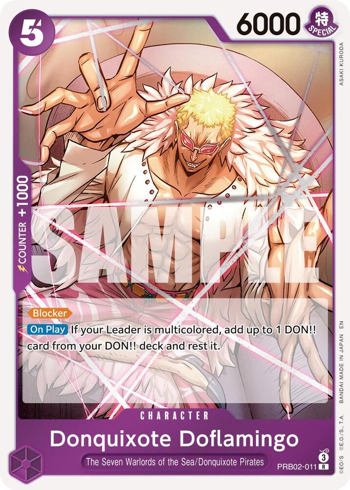 Donquixote Doflamingo R Premium Booster -The Best- Vol. 2 PRB02-011 NM