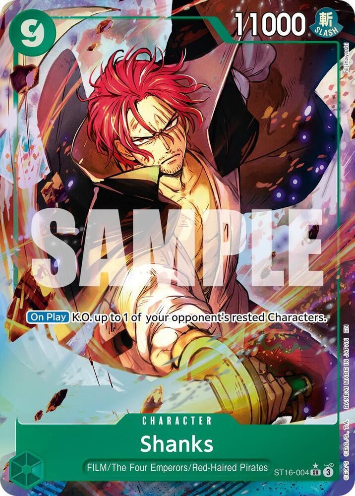 Shanks - ST16-004 (Alternate Art) SR Premium Booster -The Best- Vol. 2 ST16-004 NM