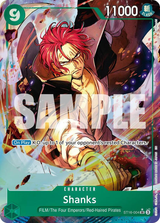 Shanks - ST16-004 (Alternate Art) SR Premium Booster -The Best- Vol. 2 ST16-004 NM