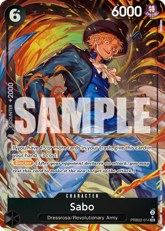 Sabo - PRB02-014 (Alternate Art) SR Premium Booster -The Best- Vol. 2 PRB02-014 NM