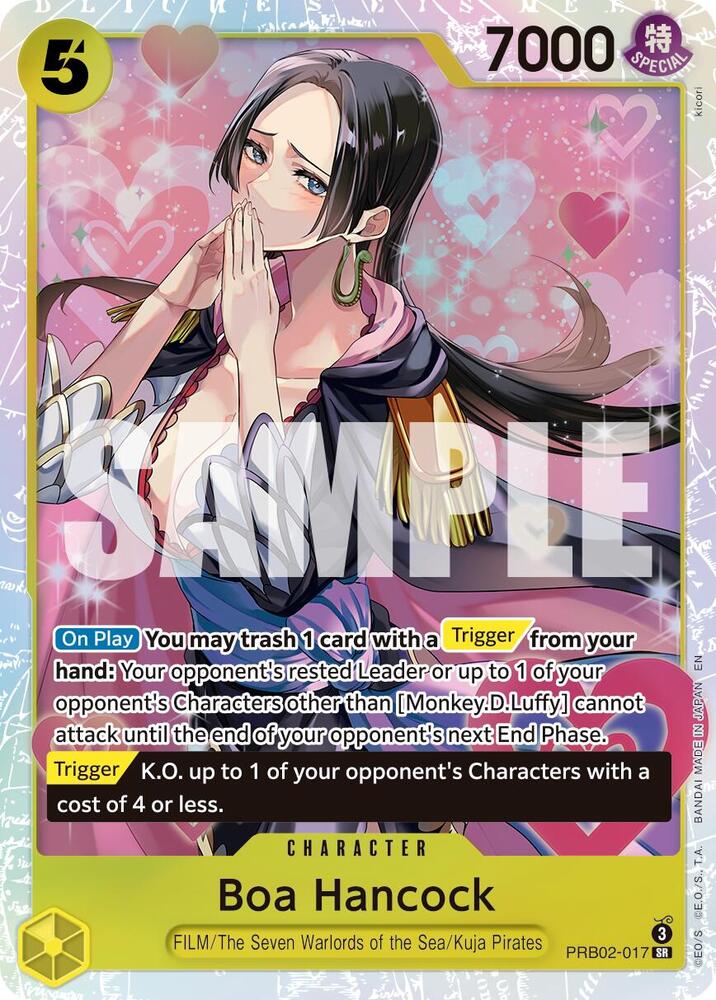 Boa Hancock SR Premium Booster -The Best- Vol. 2 PRB02-017 NM