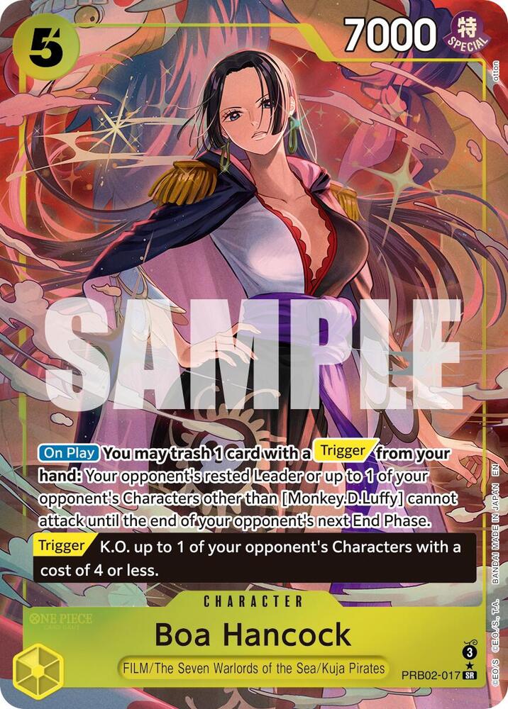 Boa Hancock (Alternate Art) SR Premium Booster -The Best- Vol. 2 PRB02-017 NM