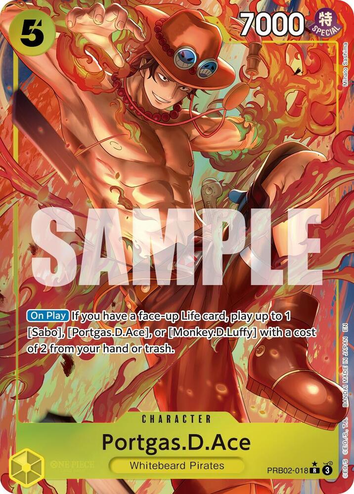 Portgas.D.Ace - PRB02-018 (Alternate Art) R Premium Booster -The Best- Vol. 2 PRB02-018 NM
