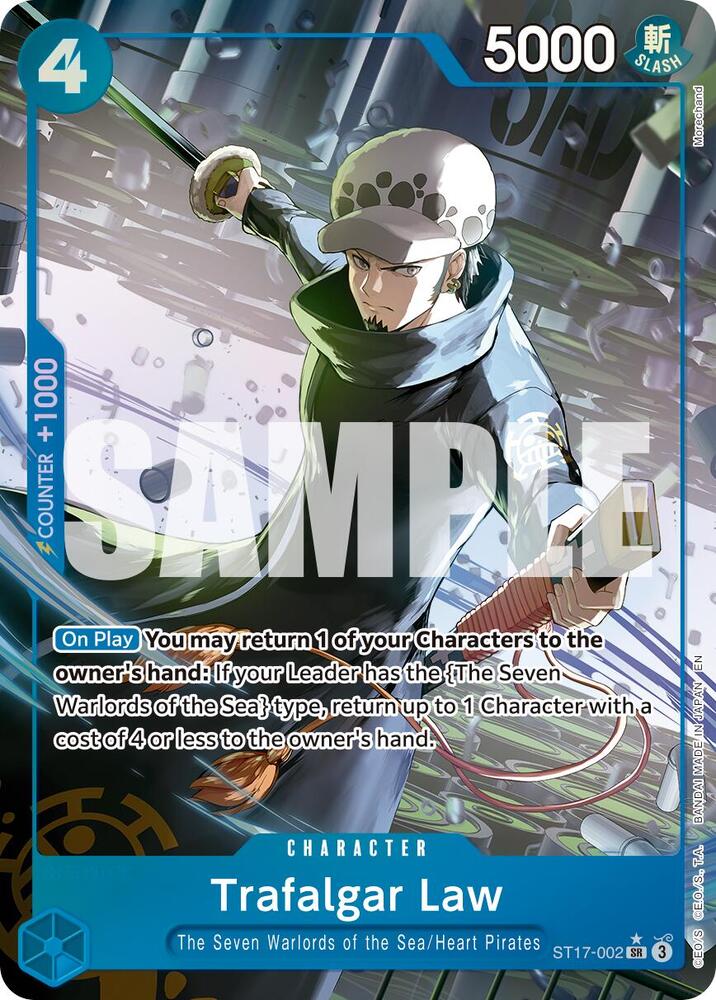 Trafalgar Law - ST17-002 (Alternate Art) SR Premium Booster -The Best- Vol. 2 ST17-002 NM