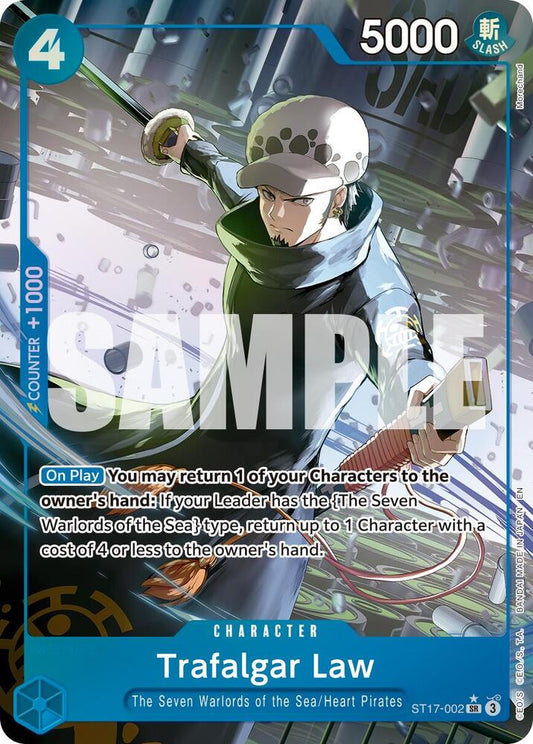 Trafalgar Law - ST17-002 (Alternate Art) SR Premium Booster -The Best- Vol. 2 ST17-002 NM