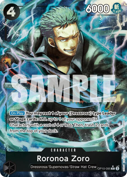 Roronoa Zoro - OP10-095 (Alternate Art) R Premium Booster -The Best- Vol. 2 OP10-095 NM