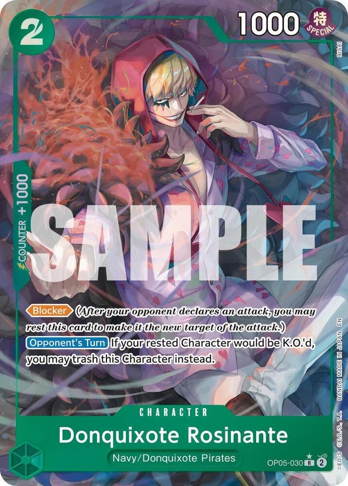 Donquixote Rosinante (Alternate Art) R Premium Booster -The Best- Vol. 2 OP05-030 NM
