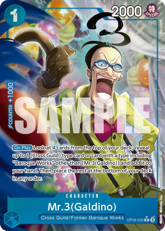 Mr.3(Galdino) - OP09-056 (Alternate Art) R Premium Booster -The Best- Vol. 2 OP09-056 NM