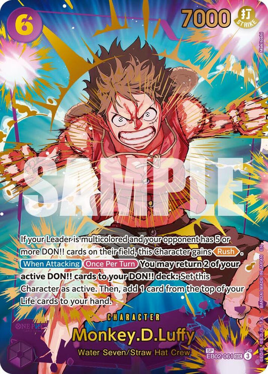 Monkey.D.Luffy - EB02-061 (SP) SEC Premium Booster -The Best- Vol. 2 EB02-061 NM