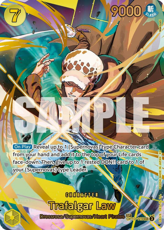Trafalgar Law - OP10-119 (SP) SEC Premium Booster -The Best- Vol. 2 OP10-119 NM