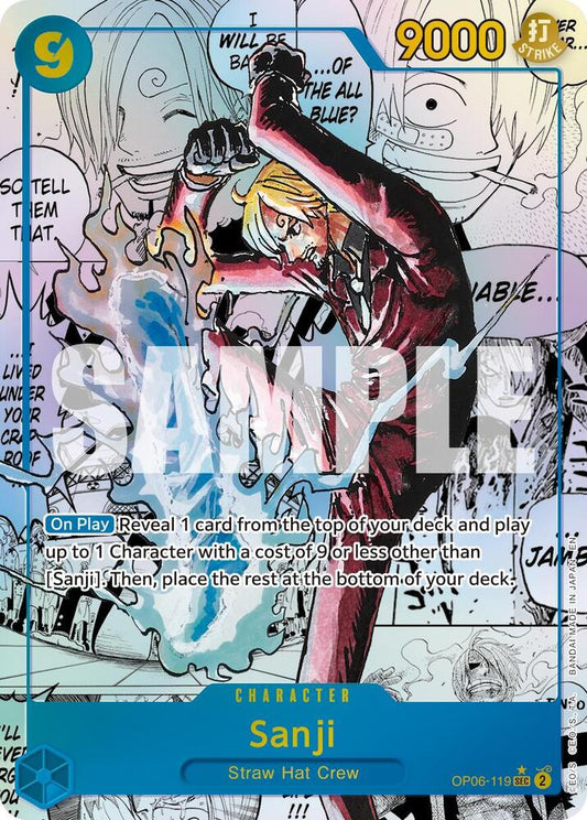 Sanji - OP06-119 (Manga) SEC Premium Booster -The Best- Vol. 2 OP06-119 NM