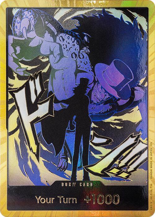 DON!! Card (Rob Lucci) (Gold) DON!! Premium Booster -The Best- Vol. 2 NM