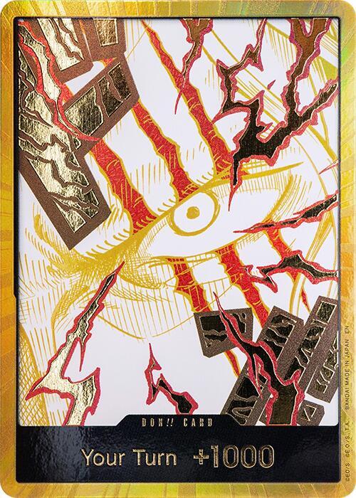 DON!! Card (Shanks) (Gold) DON!! Premium Booster -The Best- Vol. 2 NM