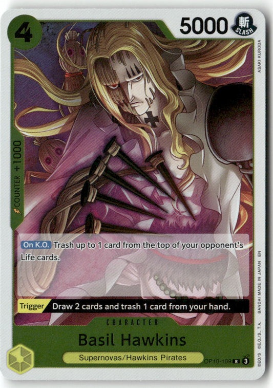 Basil Hawkins - (Reprint) R Premium Booster -The Best- Vol. 2 OP10-109 NM