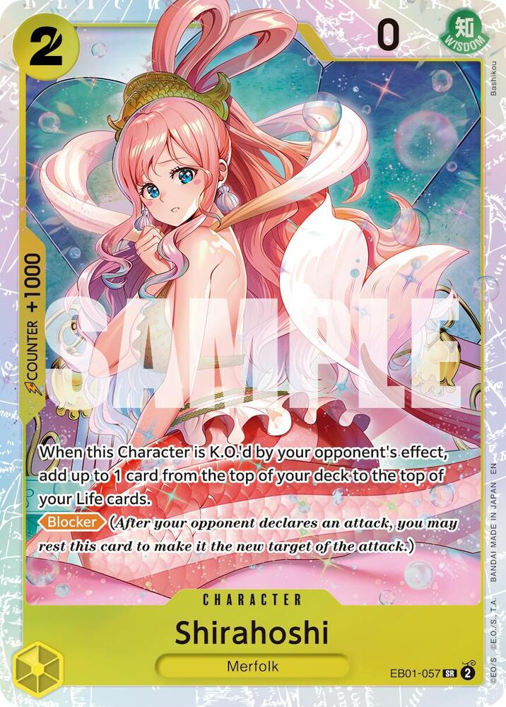Shirahoshi (Reprint) SR Premium Booster -The Best- Vol. 2 EB01-057 NM