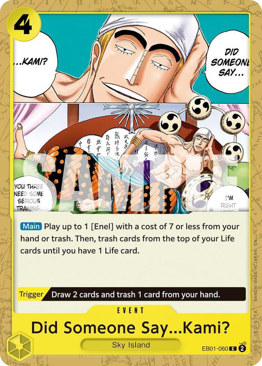 Did Someone Say...Kami? (Reprint) C Premium Booster -The Best- Vol. 2 EB01-060 NM