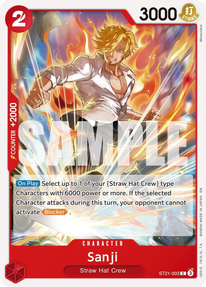 Sanji - ST21-003 (Reprint) C Premium Booster -The Best- Vol. 2 ST21-003 NM