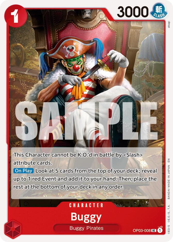 Buggy - OP03-008 (Reprint) UC Premium Booster -The Best- Vol. 2 OP03-008 NM