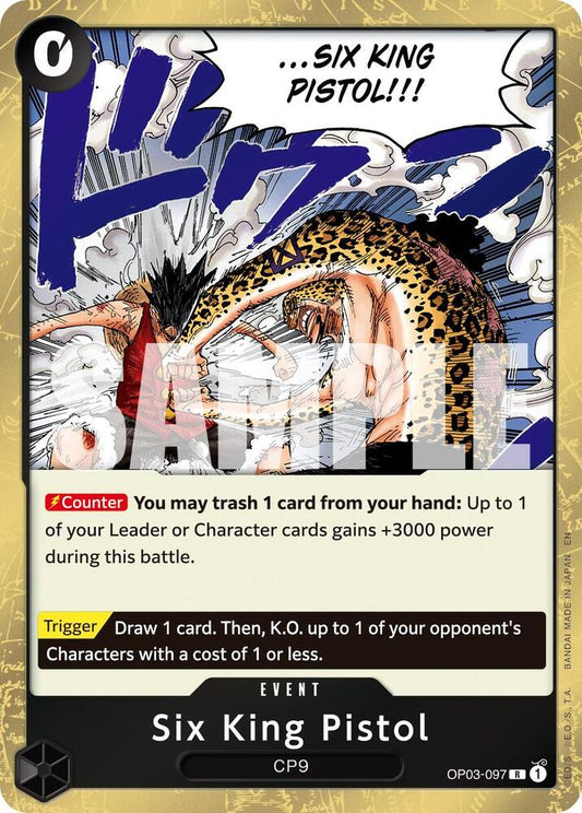Six King Pistol (Reprint) R Premium Booster -The Best- Vol. 2 OP03-097 NM