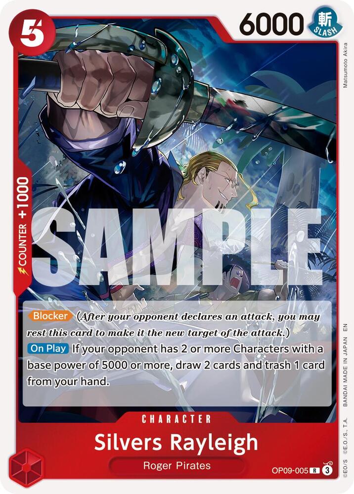 Silvers Rayleigh - OP09-005 (Reprint) R Premium Booster -The Best- Vol. 2 OP09-005 NM