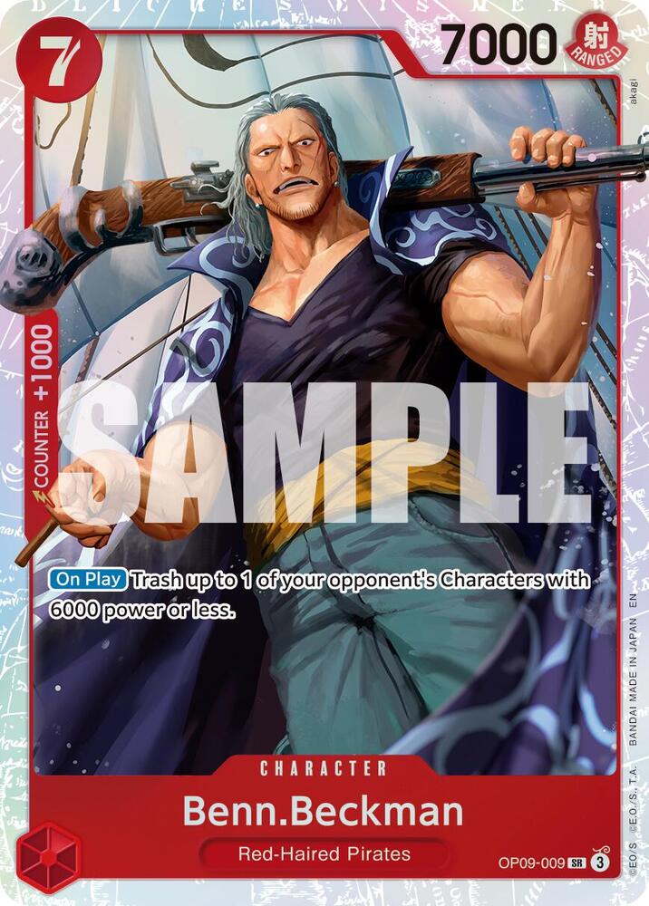 Benn.Beckman (Reprint) SR Premium Booster -The Best- Vol. 2 OP09-009 NM