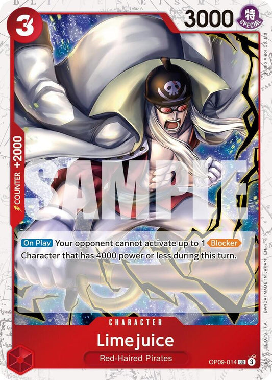Limejuice (Pirate Foil) UC Premium Booster -The Best- Vol. 2 OP09-014 NM