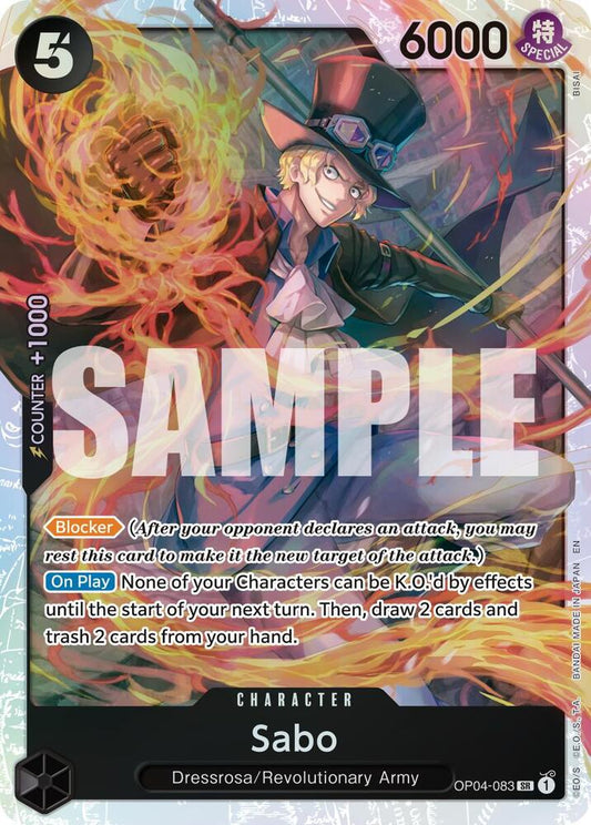 Sabo - OP04-083 (Reprint) SR Premium Booster -The Best- Vol. 2 OP04-083 NM