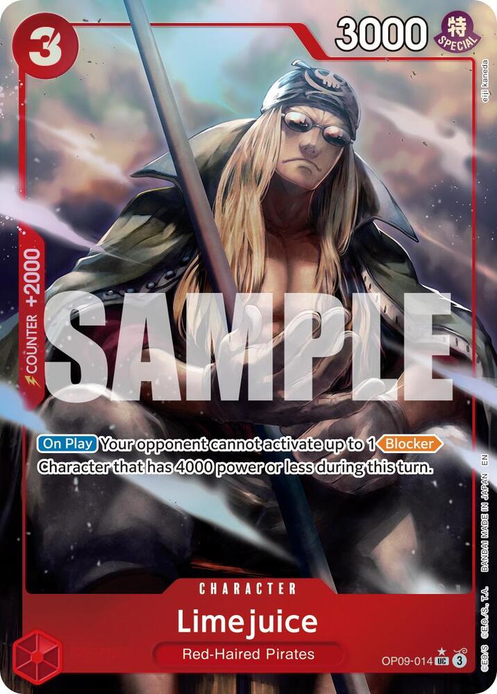 Limejuice (Alternate Art) UC Premium Booster -The Best- Vol. 2 OP09-014 NM