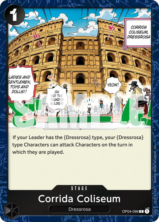 Corrida Coliseum (Pirate Foil) C Premium Booster -The Best- Vol. 2 OP04-096 NM