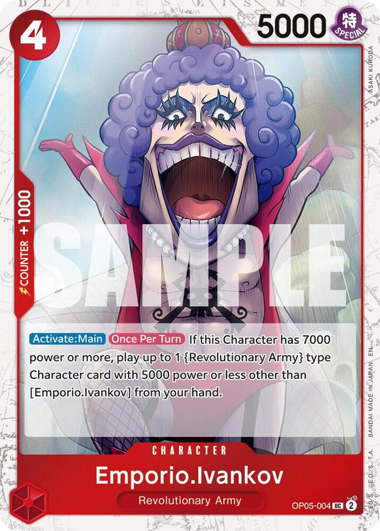 Emporio.Ivankov (Pirate Foil) UC Premium Booster -The Best- Vol. 2 OP05-004 NM