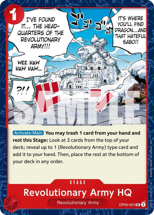 Revolutionary Army HQ (Reprint) UC Premium Booster -The Best- Vol. 2 OP05-021 NM