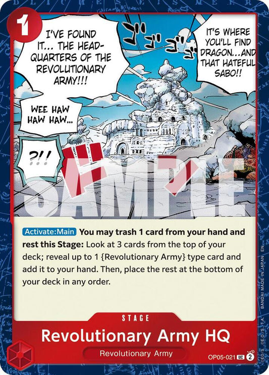 Revolutionary Army HQ (Pirate Foil) UC Premium Booster -The Best- Vol. 2 OP05-021 NM