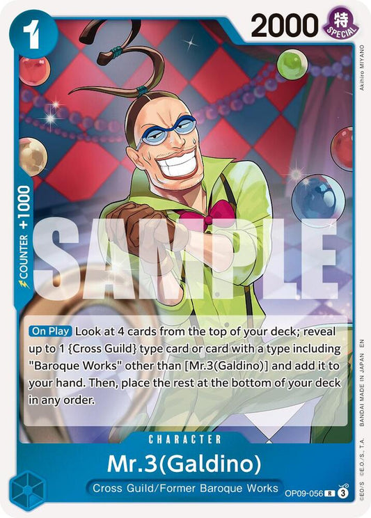 Mr.3(Galdino) - OP09-056 (Reprint) R Premium Booster -The Best- Vol. 2 OP09-056 NM