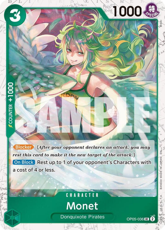 Monet (Pirate Foil) UC Premium Booster -The Best- Vol. 2 OP05-036 NM