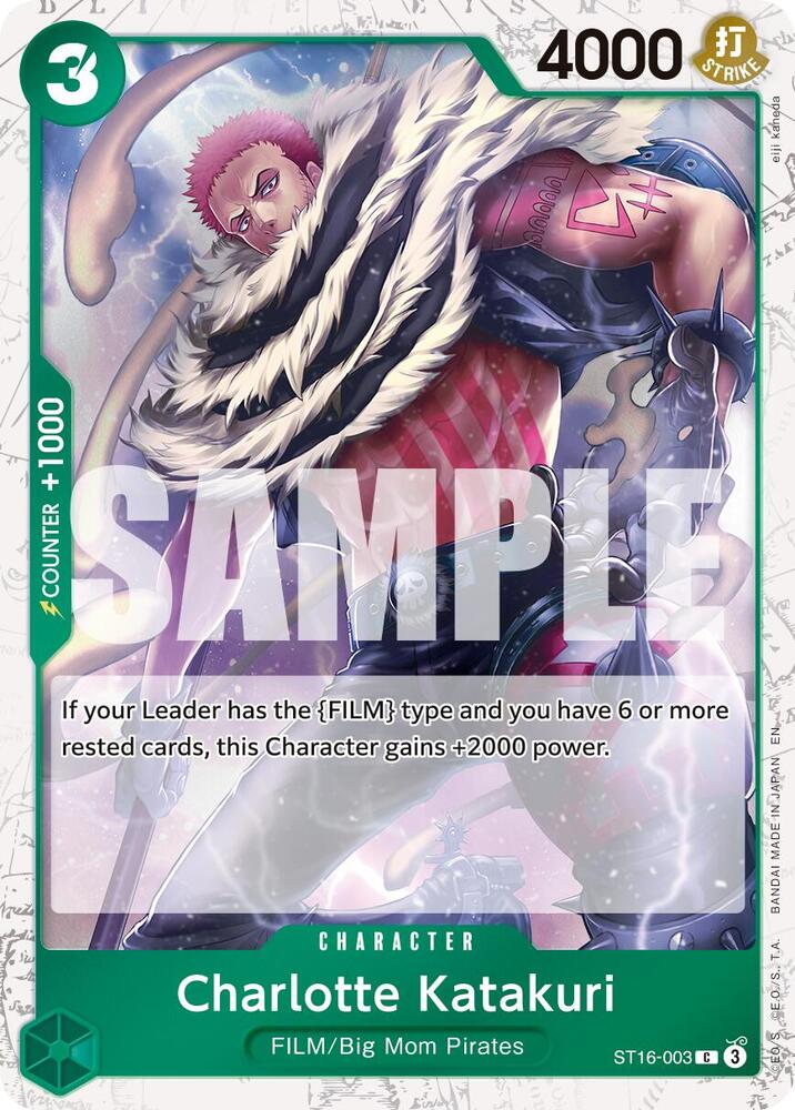 Charlotte Katakuri (Pirate Foil) C Premium Booster -The Best- Vol. 2 ST16-003 NM