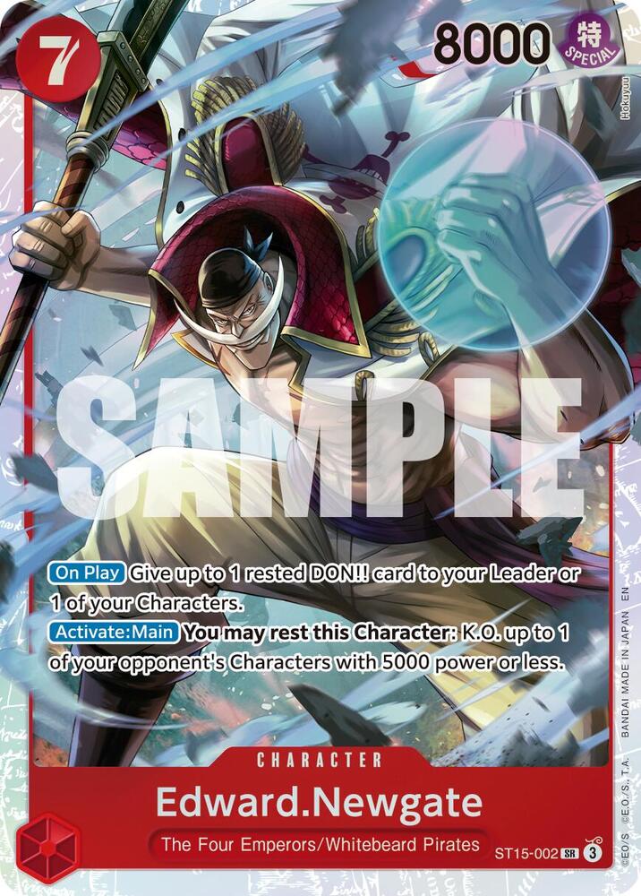 Edward.Newgate - ST15-002 (Reprint) SR Premium Booster -The Best- Vol. 2 ST15-002 NM