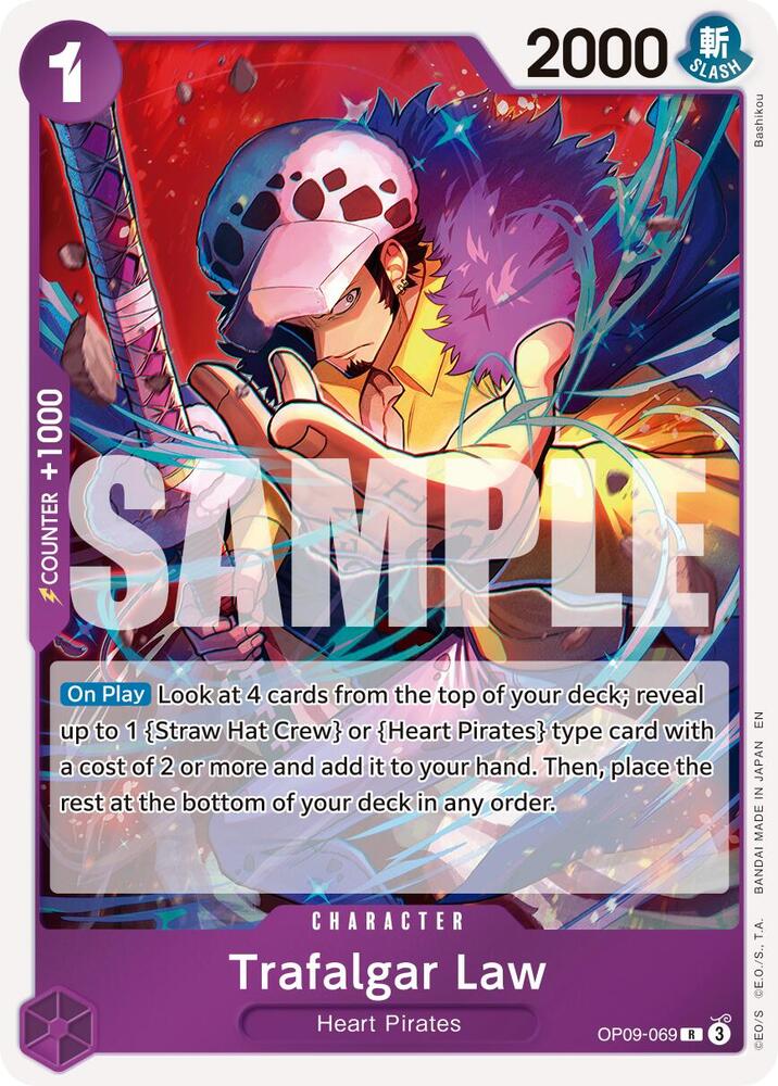 Trafalgar Law - OP09-069 (Reprint) R Premium Booster -The Best- Vol. 2 OP09-069 NM