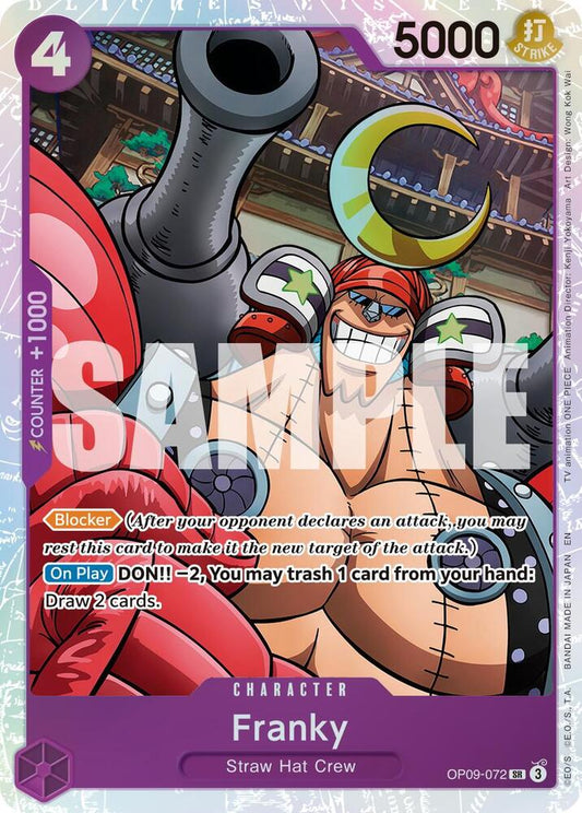 Franky - OP09-072 (Reprint) SR Premium Booster -The Best- Vol. 2 OP09-072 NM