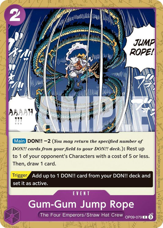 Gum-Gum Jump Rope (Reprint) C Premium Booster -The Best- Vol. 2 OP09-079 NM
