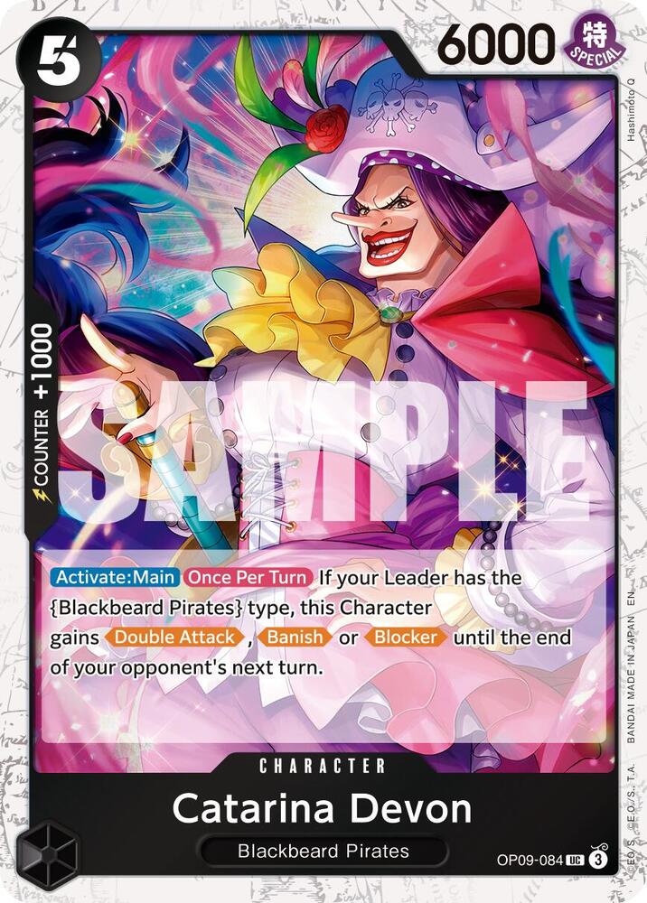 Catarina Devon (Pirate Foil) UC Premium Booster -The Best- Vol. 2 OP09-084 NM
