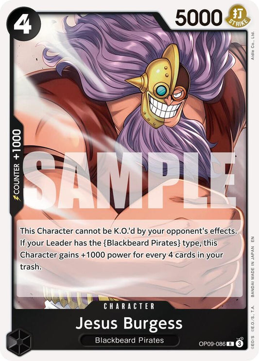 Jesus Burgess (Reprint) R Premium Booster -The Best- Vol. 2 OP09-086 NM