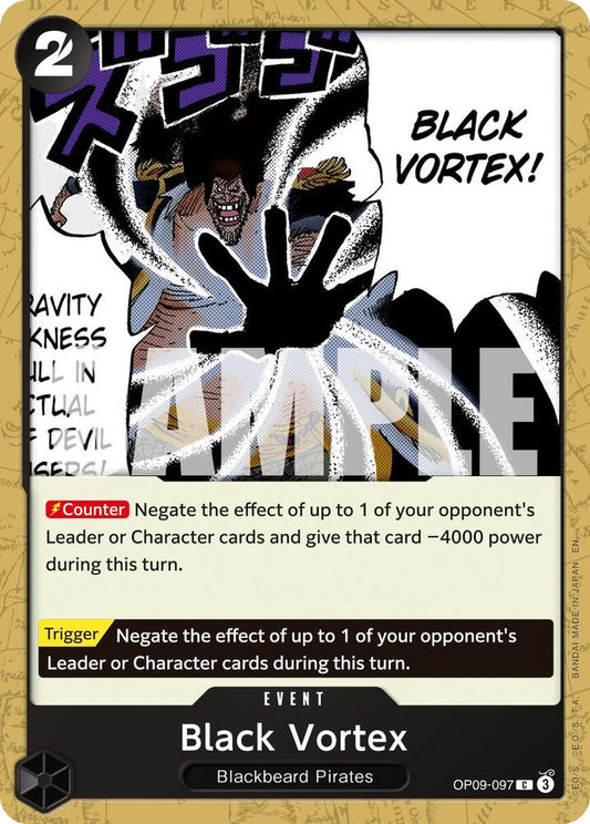 Black Vortex (Reprint) C Premium Booster -The Best- Vol. 2 OP09-097 NM