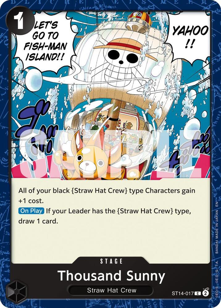 Thousand Sunny (Reprint) C Premium Booster -The Best- Vol. 2 ST14-017 NM