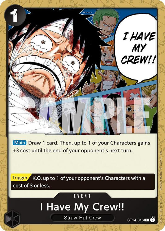 I Have My Crew!! (Reprint) C Premium Booster -The Best- Vol. 2 ST14-016 NM