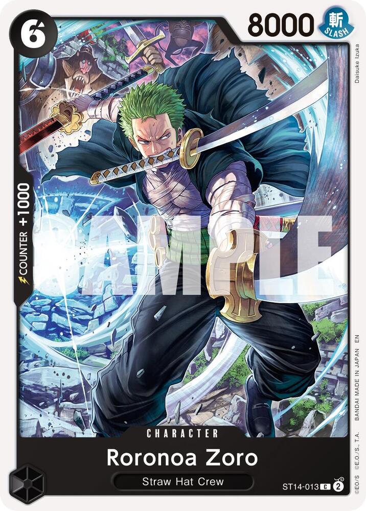 Roronoa Zoro - ST14-013 (Reprint) C Premium Booster -The Best- Vol. 2 ST14-013 NM